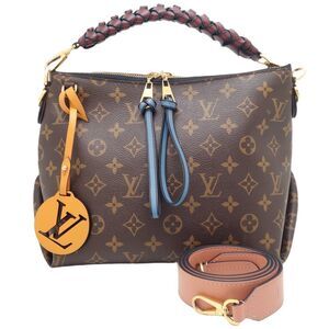 Louis Vuitton Monogram Mini Zipped Hobo 2way Bag Brown